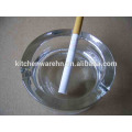 Haonai A-10129 Manufacturer direct clear 3 holes round glass ashtrays